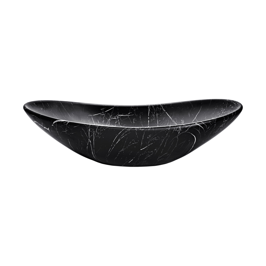 COMAD UN-LENA-MB2 - Namizni umivalnik LENA 61,5x36 cm keramika/mat črna