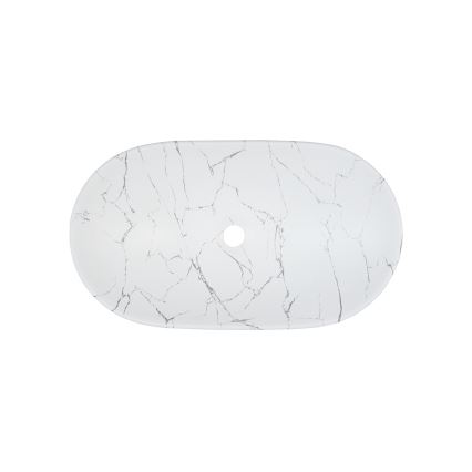 COMAD UN-LENA-MW17 - Namizni umivalnik LENA 61,5x36 cm keramika/mat bela