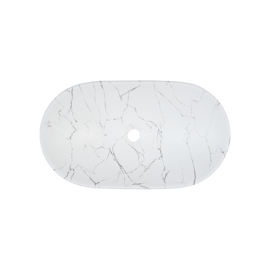 COMAD UN-LENA-MW17 - Namizni umivalnik LENA 61,5x36 cm keramika/mat bela