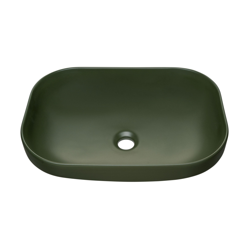 COMAD UN-NELI-MFG - Namizni umivalnik NELI 50,4x35,2 cm keramika/mat zelena