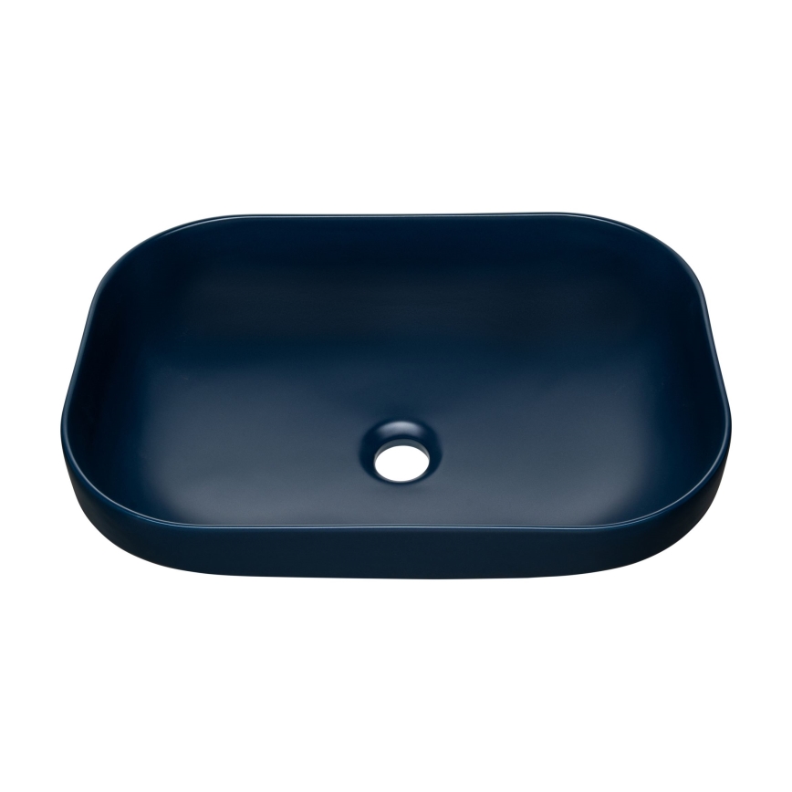 COMAD UN-NELI-MNB - Namizni umivalnik NELI 50,4x35,2 cm keramika/mat navy modra
