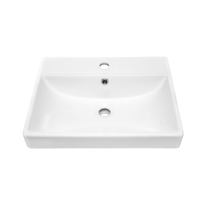 COMAD UN-RITA-GW-50 - Namizni umivalnik RITA 50x40 cm keramika/sijoča ​​bela