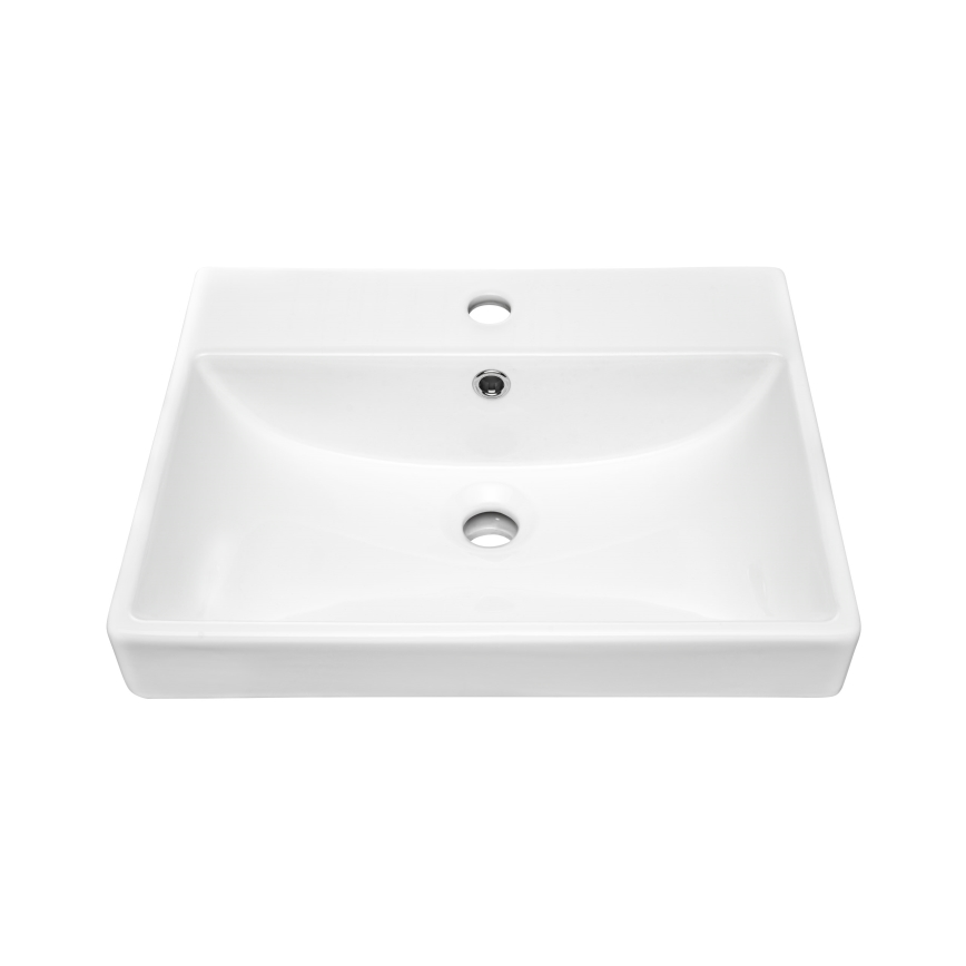 COMAD UN-RITA-GW-50 - Namizni umivalnik RITA 50x40 cm keramika/sijoča ​​bela