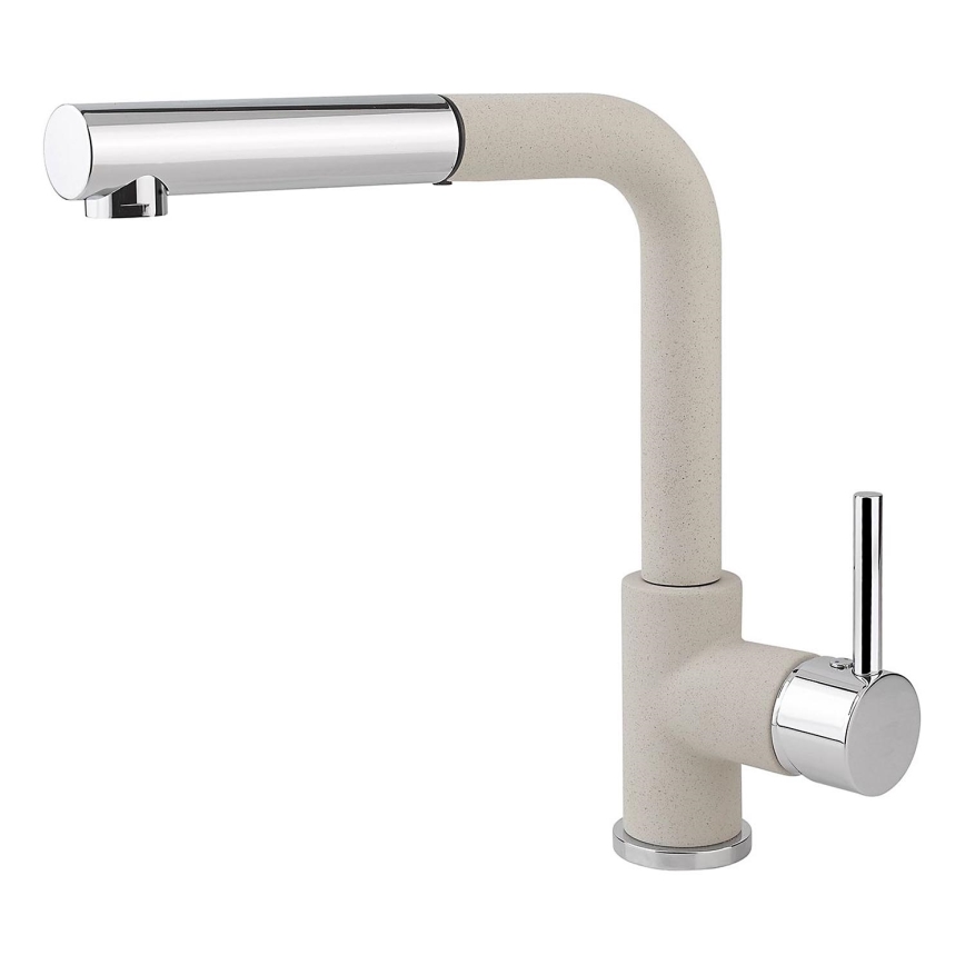 Concept BDG4527BE - Kuhinjska pipa z izvlečno prho 26,9 cm granit/bež