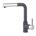 Concept BDG4527DG - Kuhinjska armatura z izvlečno prho 26,9 cm granit/temno siva