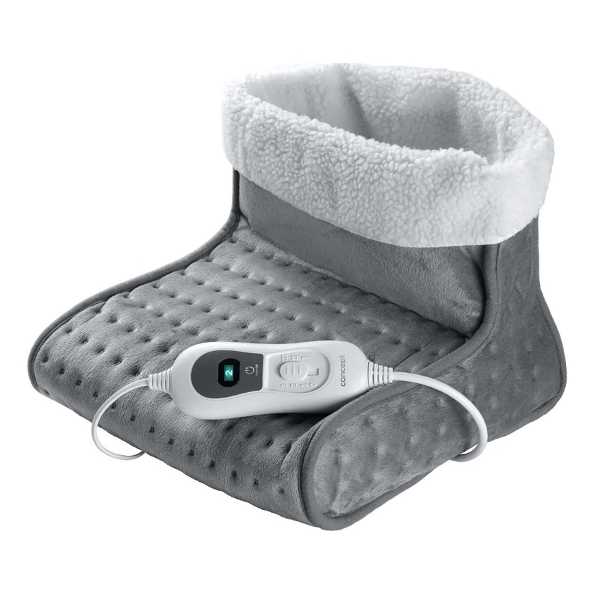 Concept BV1020 - Električni ogrevalni čevelj 100W/230V 30x30 cm siva/bela