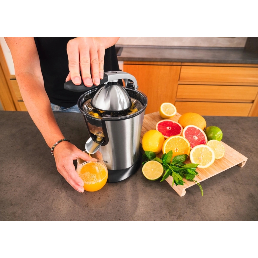 Concept CE3520 - Vzvodni stiskalnik za citruse 0,75 l, 160 W/230 V, nerjaveče jeklo