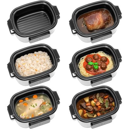 Concept CK9000 - Večfunkcijski električni lonec 6 l 10v1 1250W/230V nerjaveče jeklo