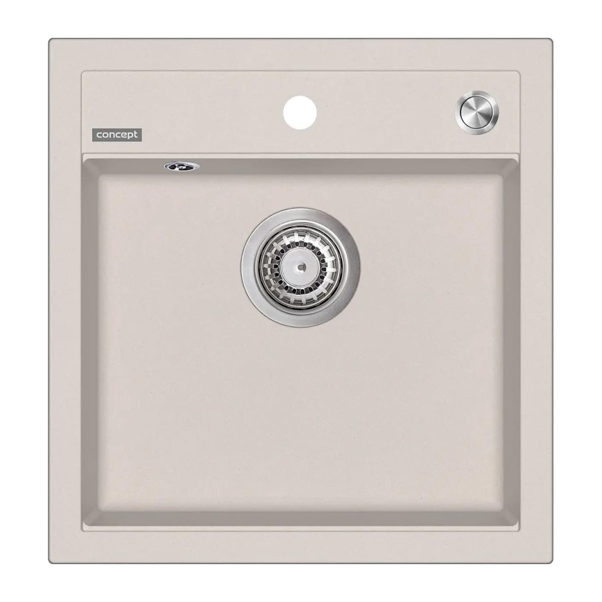 Concept DG00C50BE - Kuhinjski pomivalnik CUBIS 49x51 cm graniten/bež