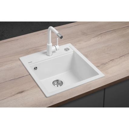 Concept DG00C50WH - Kuhinjsko pomivalno korito CUBIS 49x51 cm granit/bela