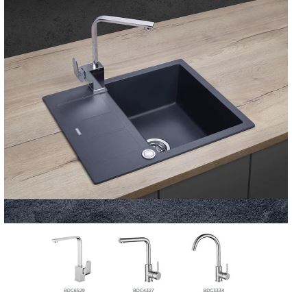 Concept DG05C45DG - Pomivalno korito CUBIS 50x62 cm granit/temno siva