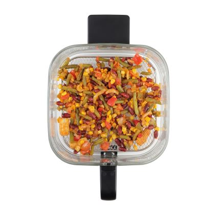 Concept FR5500 - Cvrtnik na vroč zrak GLASS & FAST 5,5 l 1200W/230V črna
