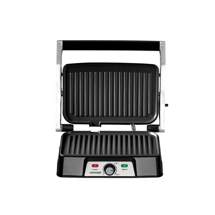 Concept ge2005 - Kontaktni žar 1500W/230V nerjaveče jeklo/črna