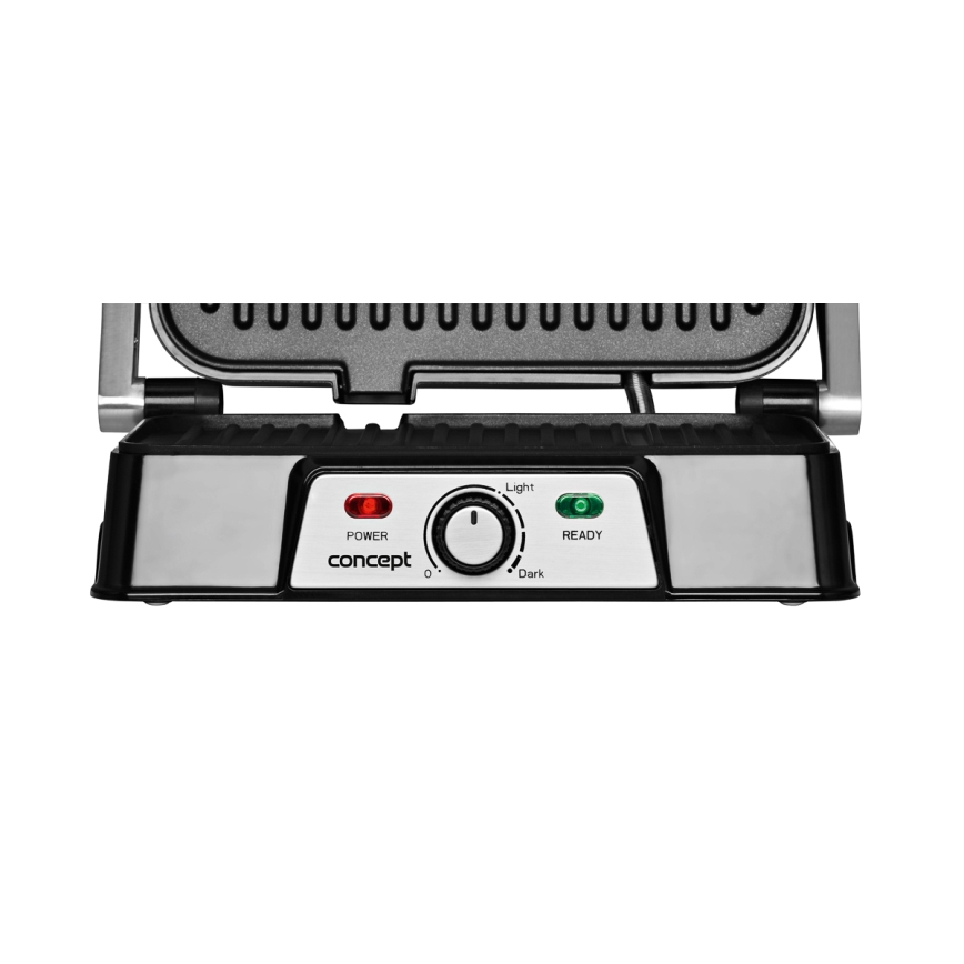 Concept ge2005 - Kontaktni žar 1500W/230V nerjaveče jeklo/črna