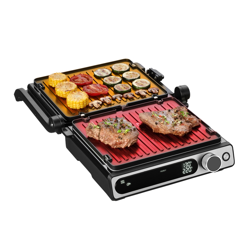 Concept ge3500 - Kontaktni žar s temperaturno sondo 2000W/230V črna