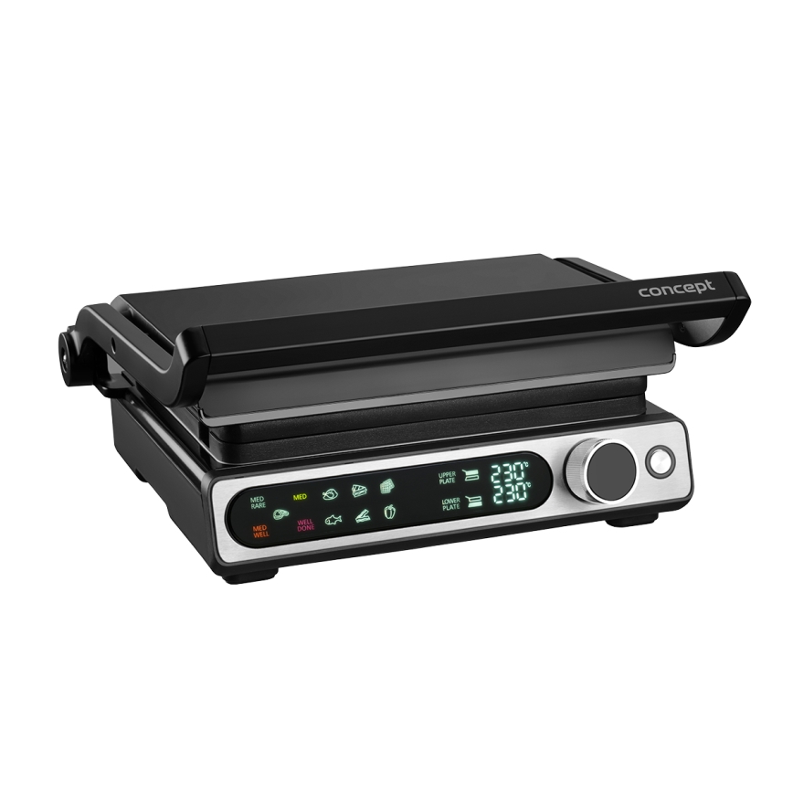 Concept ge3500 - Kontaktni žar s temperaturno sondo 2000W/230V črna