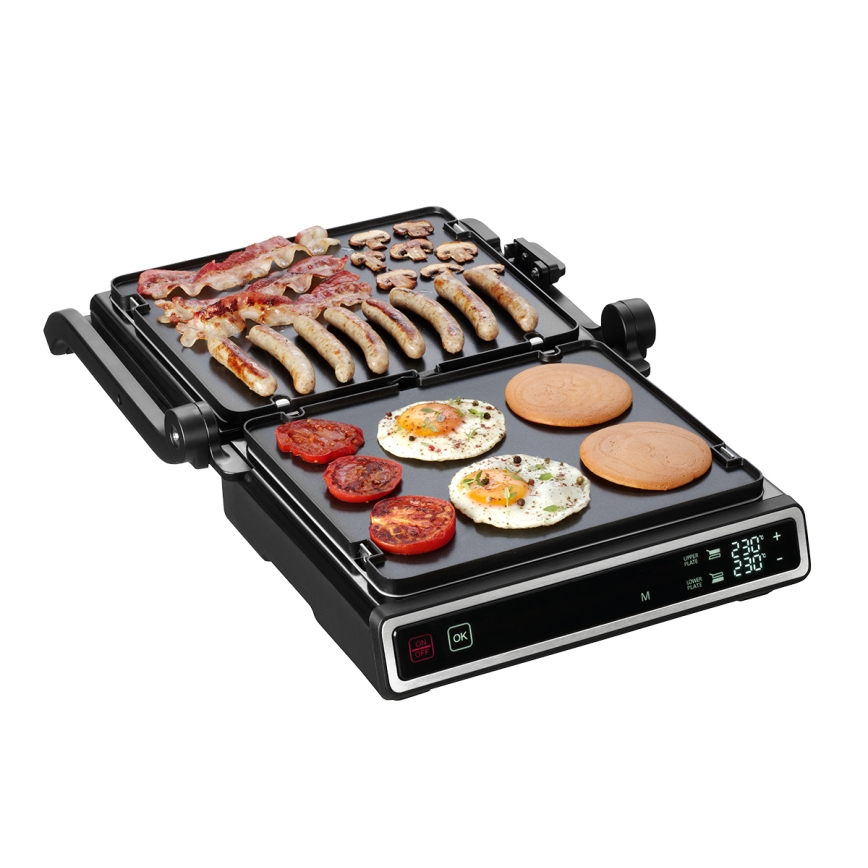 Concept ge3550 - Kontaktni žar s temperaturno sondo 2000W/230V črna