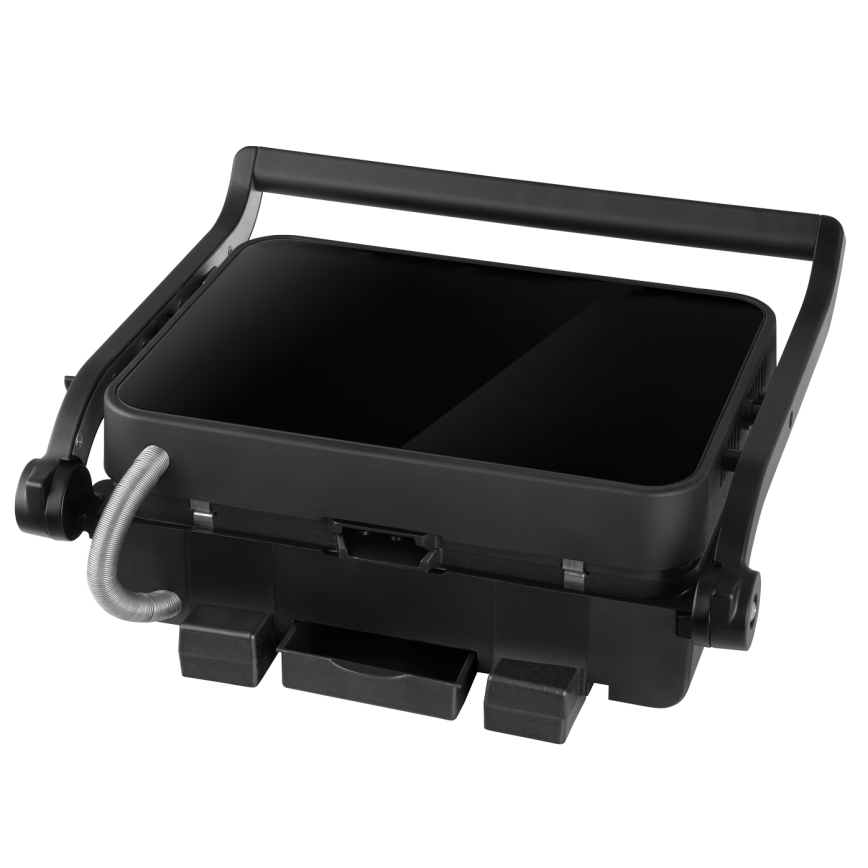 Concept ge3600 - Kontaktni žar s temperaturno sondo STEKLENI 2000W/230V črna