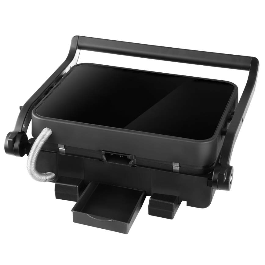 Concept ge3600 - Kontaktni žar s temperaturno sondo STEKLENI 2000W/230V črna