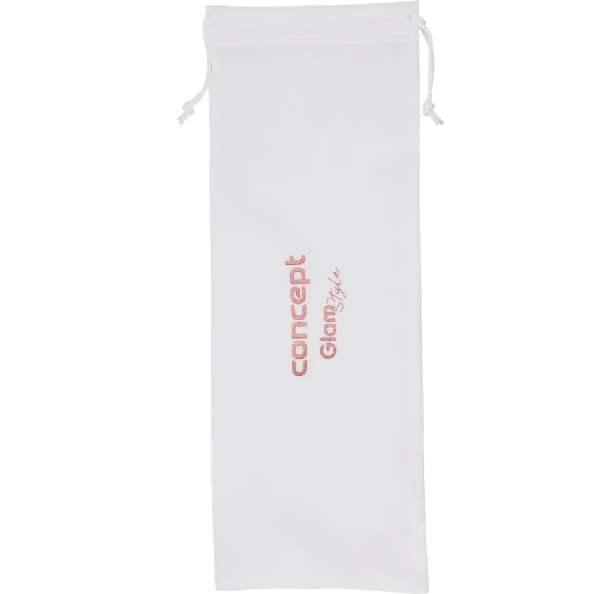 Concept KK2125 - Konusni kodralnik za lase GLAM STYLE 42W/230V bela/rožnato zlata