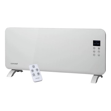 Concept KS4000 - Električni grelec/konvektor 1000/2000W IP24 bela + daljinski upravljalnik