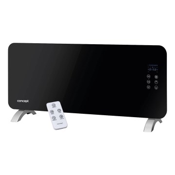 Concept KS4010 - Električni grelec/konvektor 1000/2000W IP24 črna + daljinski upravljalnik