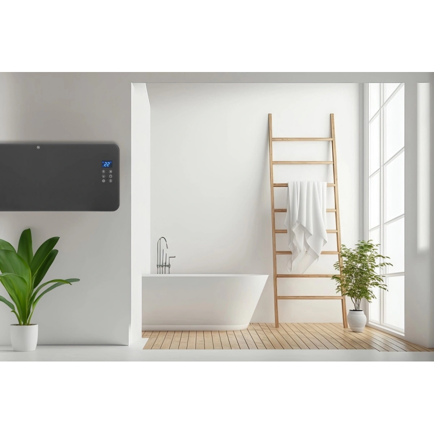 Concept KS4100 - Pametni električni grelec/konvektor 1000/2000 W Wi-Fi IP24 siva