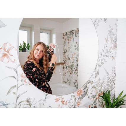 Concept KT2140 - Trojni kodralnik za lase GLAM STYLE 100W/230V bela/rožnato zlata