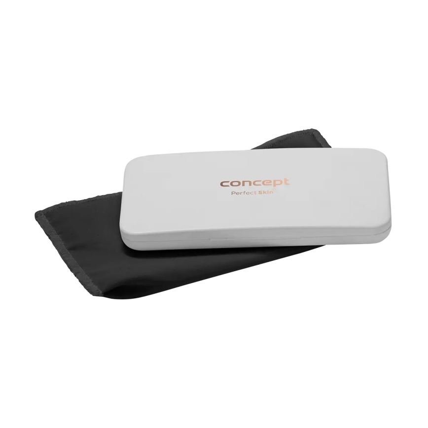 Concept KZ2010 - LED žepno kozmetično ogledalo PERFECT SKIN LED/1,5W/5V 4500-5500K 300 mAh belo