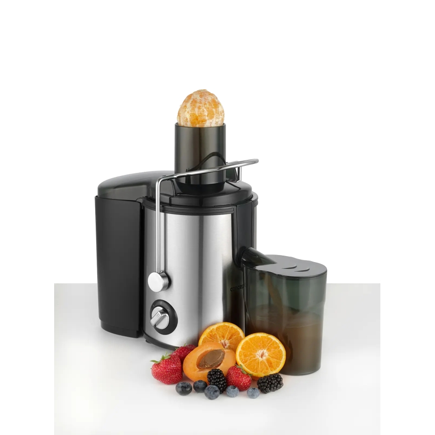Concept LO7095 - centrifugalni sokovnik 1000 W/230 V, črna/nerjaveče jeklo