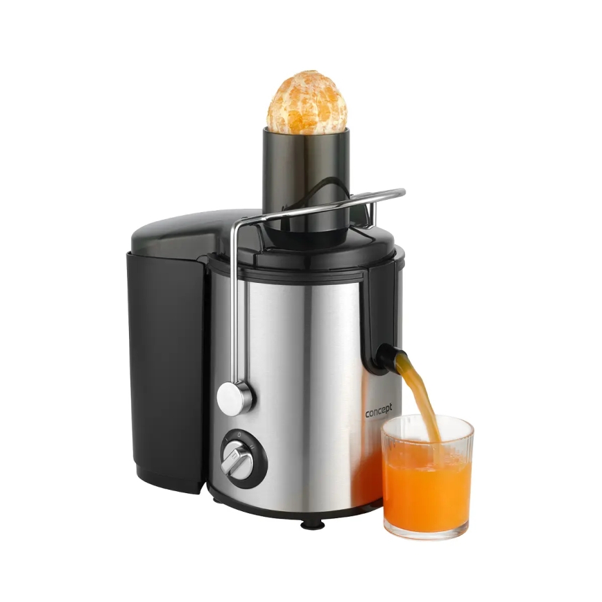 Concept LO7095 - centrifugalni sokovnik 1000 W/230 V, črna/nerjaveče jeklo