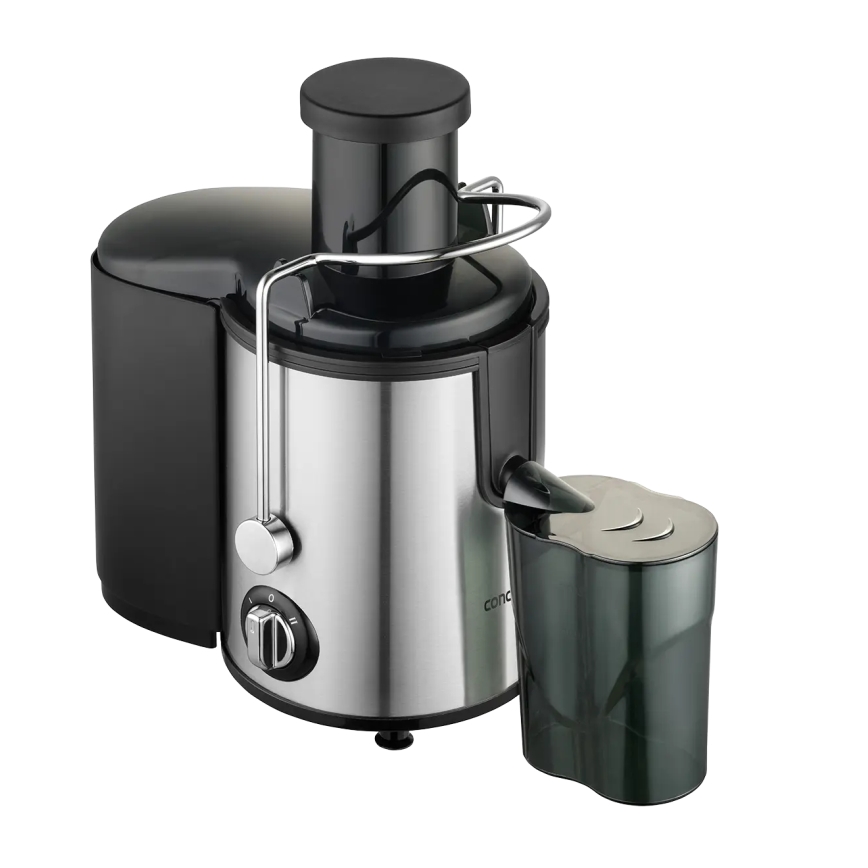 Concept LO7095 - centrifugalni sokovnik 1000 W/230 V, črna/nerjaveče jeklo