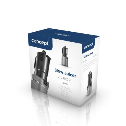 Concept LO7120 - Počasni sokovnik JUICY 250W/230V siva