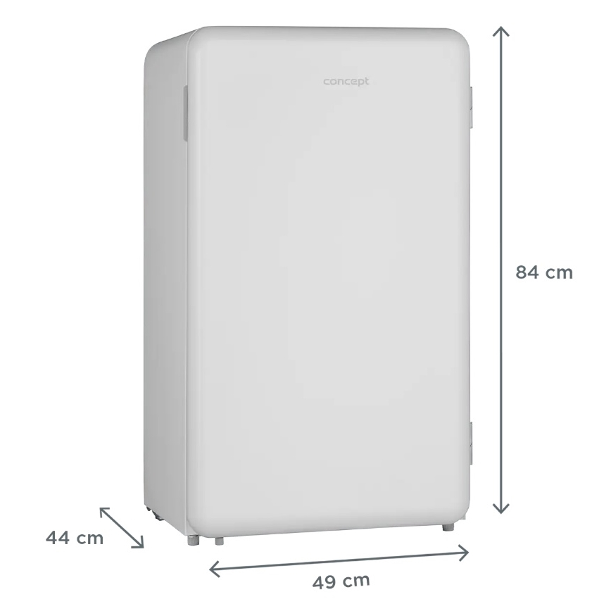 Concept LTR3047whN - Retro hladilnik, 93 l, bel