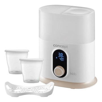 Concept OL4010 - Grelnik stekleničk 3 v 1 KIDO 200W/230V bela