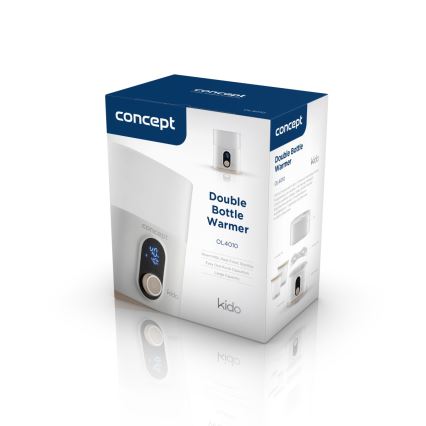 Concept OL4010 - Grelnik stekleničk 3 v 1 KIDO 200W/230V bela
