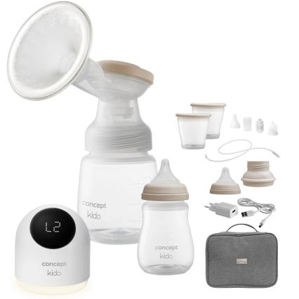 Concept OM4000 - Električna prsna črpalka 2 v 1 KIDO bela