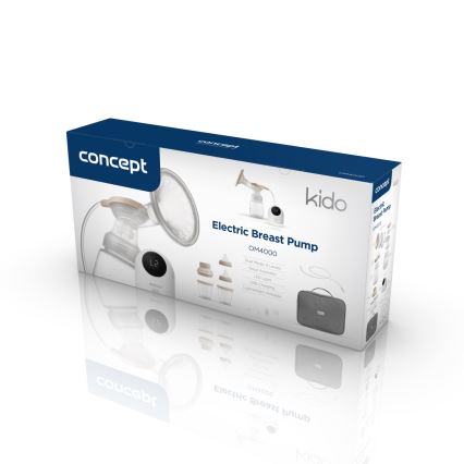 Concept OM4000 - Električna prsna črpalka 2 v 1 KIDO bela