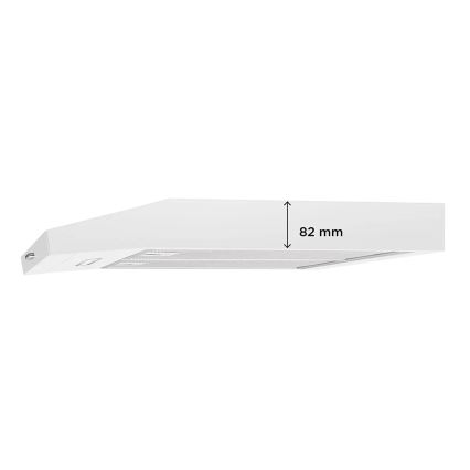 Concept OPP1260wh - Viseča kuhinjska napa 59,5 cm, bela