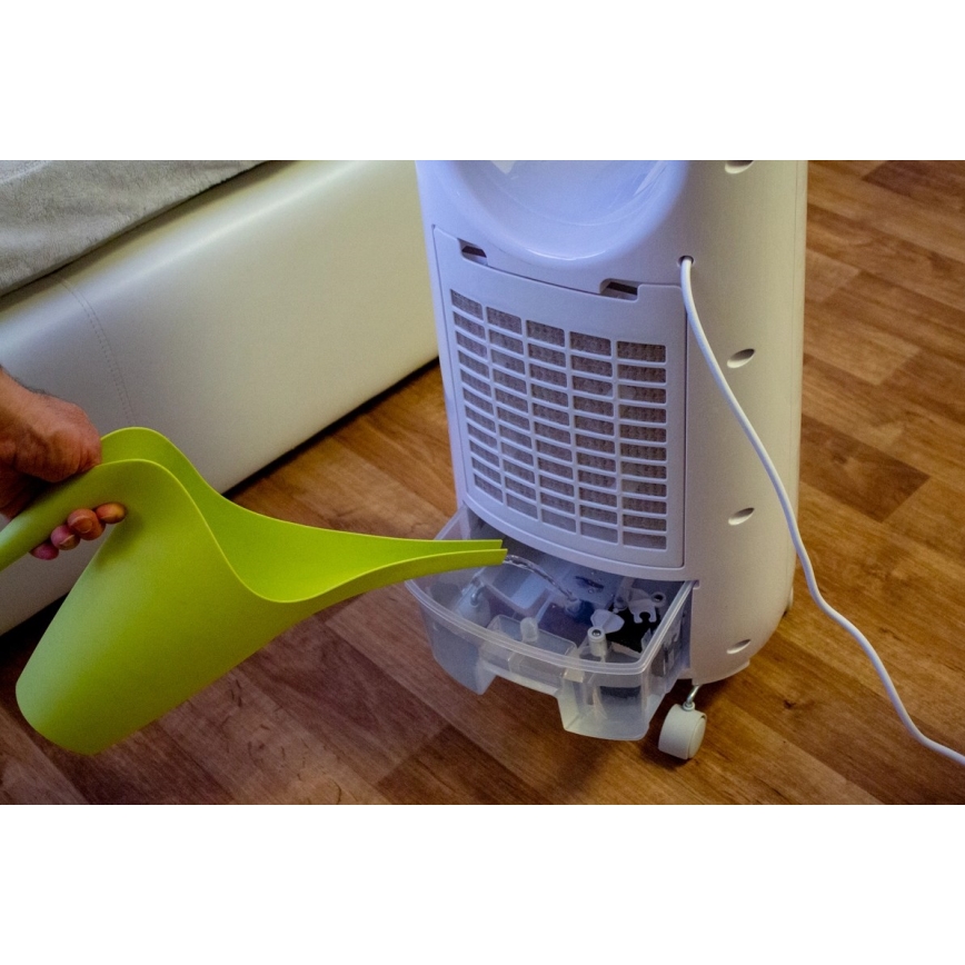 Concept OV5220 - Večfunkcijski prenosni hladilnik zraka 4 v 1 5 l 80W/230V bela + daljinski upravljalnik