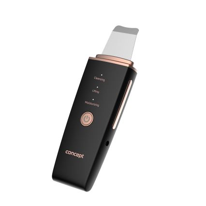 Concept PO2060 - Kozmetična ultrazvočna lopatica PERFECT SKIN 3,5W/5V USB 500 mAh IPX6 črna