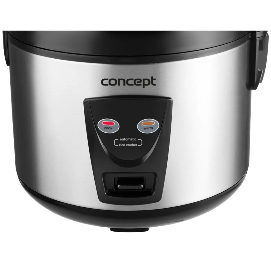 Concept RE2020 - Kuhalnik za riž 2 v 1 650W/230V 1,5 l nerjaveče jeklo/črna