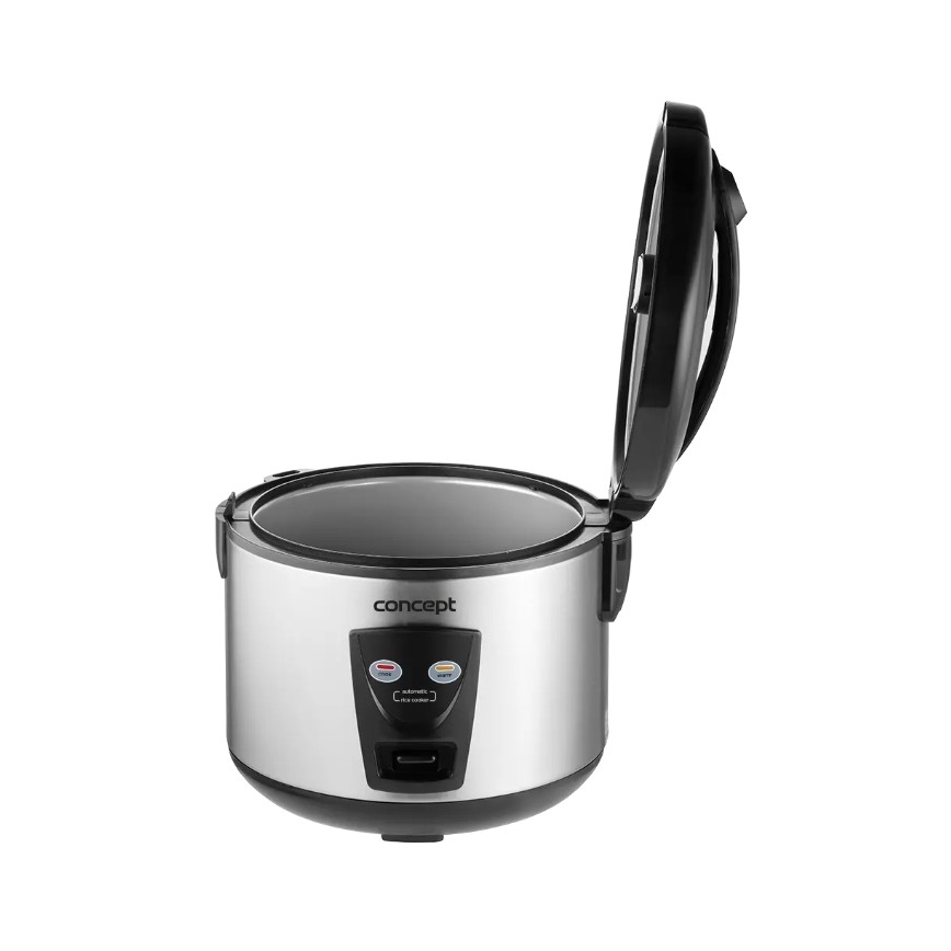 Concept RE2020 - Kuhalnik za riž 2 v 1 650W/230V 1,5 l nerjaveče jeklo/črna