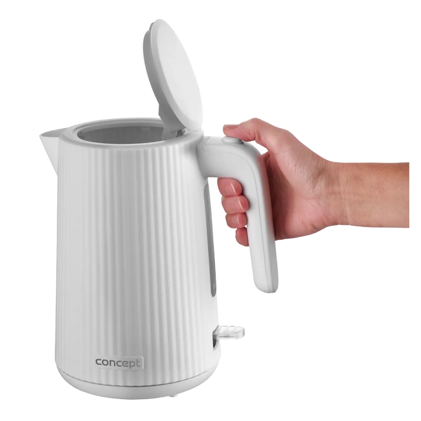 Concept RK2390 - Električni kuhalnik vode 1,7 l 2200W/230V bel