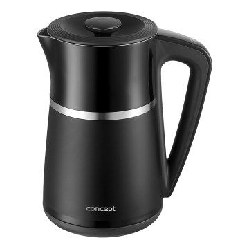 Concept RK3100 - Električni čajnik z nastavljivo regulacijo temperature 1,7 l 2200W/230V črn
