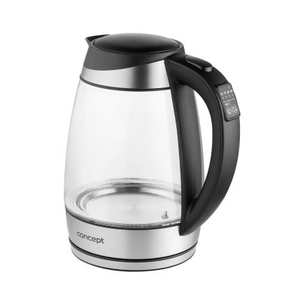 Concept RK4120 - Električni čajnik z regulacijo temperature 1,7 l 2200W/230V nerjaveče jeklo