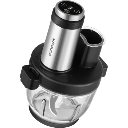 Concept RM3300 - Kuhinjski robot z ribežem 1000 W/230 V črne barve/nerjaveče jeklo