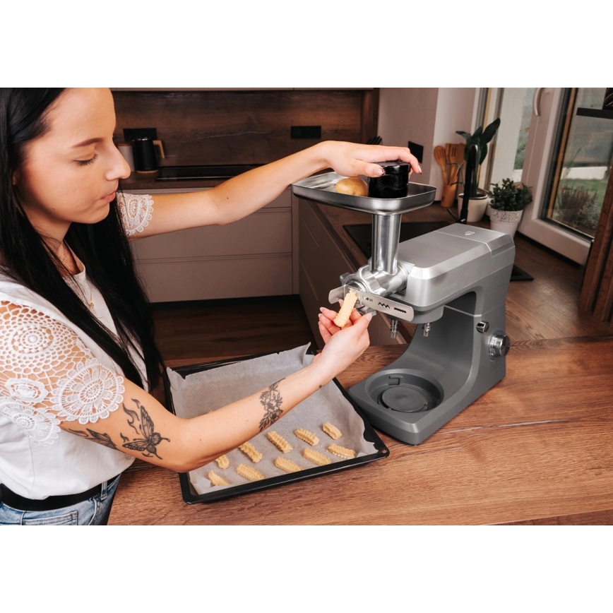 Concept RM6000 - Kuhinjski planetarni mešalnik  DOUGH EXPERT 1900W/230V antracit/nerjaveče jeklo