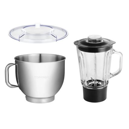 Concept RM6000 - Kuhinjski planetarni mešalnik  DOUGH EXPERT 1900W/230V antracit/nerjaveče jeklo