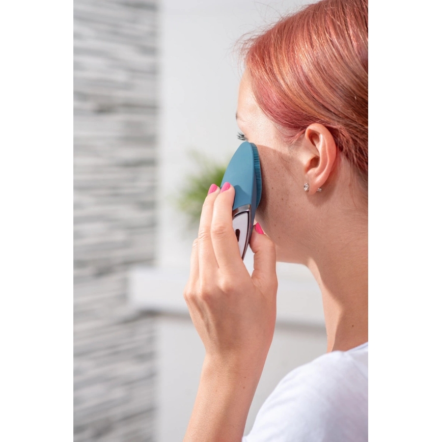 Concept SK9100 - Obrazna čistilna krtačka SONIVIBE 2W/5V 250 mAh IPX7 modra